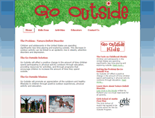 Tablet Screenshot of gooutsideus.org